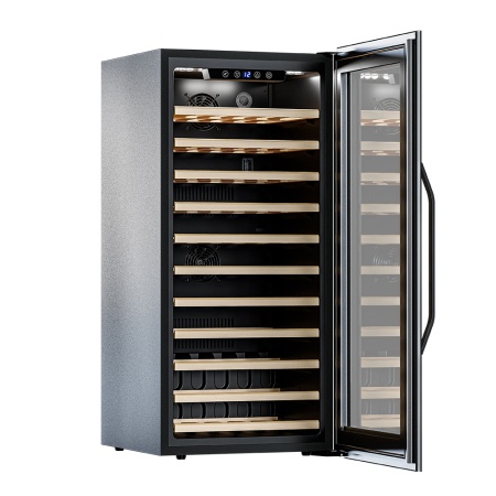 Винный шкаф Meyvel MV66-KBB1 встраиваемый в колонну